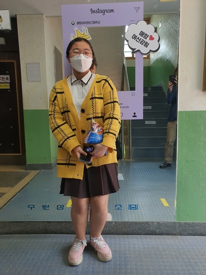 매향여자정보고 공공사무행정과 2학년 이주희 학생. (사진=매향여자고등학교 제공)