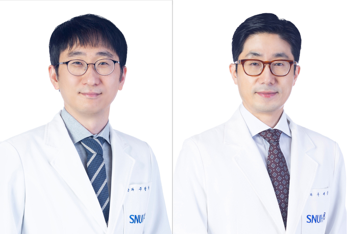 안과 주광식 교수(사진 왼쪽), 우세준 교수. (사진=분당서울대병원 제공)