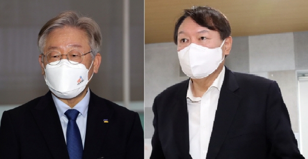 이재명 경기지사(왼쪽)와 윤석열 전 검찰총장 (사진=연합뉴스) 