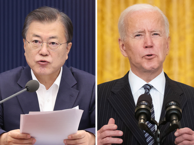 문 대통령ㆍ바이든, 5월 한미정상회담 개최 (사진=연합뉴스 제공)