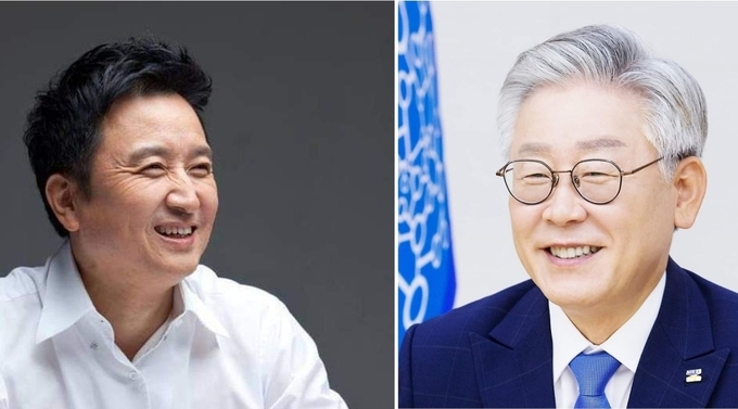 (왼쪽) 김영환 전 의원. (오른쪽) 이재명 경기도지사.