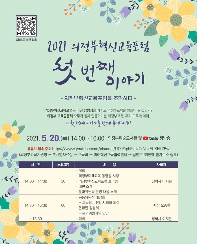 2021 의정부혁신교육포럼 포스터. (포스터=경기도교육청 제공)