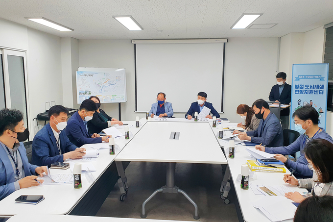 지난 21일 화성시와 수원시가 하천 범람과 악취 문제 해결을 위한 간담회를 열었다. (사진=김효상 의원 사무실 제공)
