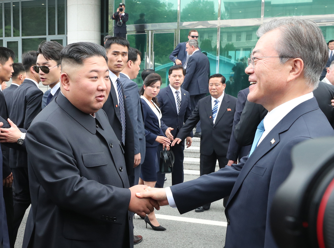 2019년 6월 30일 판문점 회담 (경기신문DB)