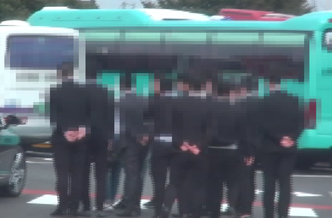 폭력조직. (사진=경기남부청 제공)