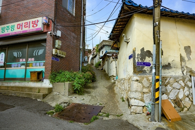 사라지게 될 파주 금촌재개발 지역인 금정23 골목길 풍경. (사진=파주시 제공)