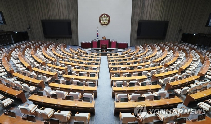 국회 본회의장. (사진=연합뉴스 제공)