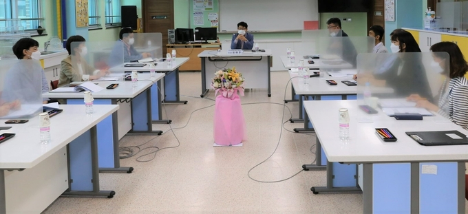 군포의왕교육지원청이 교육행정실장 정담회를 개최했다. (사진=군포의왕교육지원청 제공)