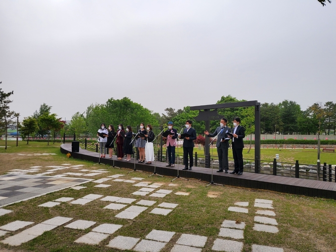 양주시립 예술단- 회암사지 박물관 찾아가는 음악회. (사진=양주시 제공)