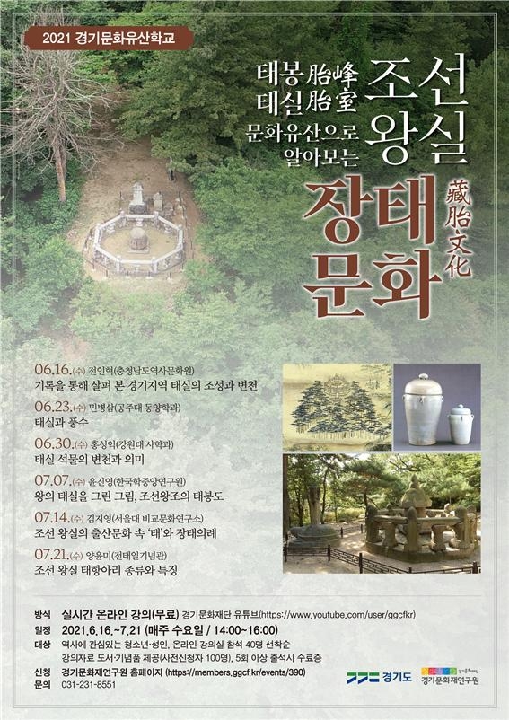 경기문화재단 경기문화재연구원이 ‘2021 경기문화유산학교’ 온라인 강의를 실시간으로 진행한다. (사진=경기문화재연구원 제공)