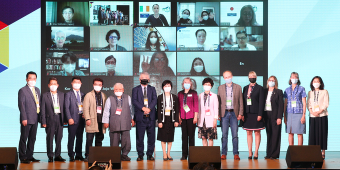 8일 서울 코엑스 그랜드볼룸에서 열린 ‘2021 세계재활승마연맹(HETI) 세계대회’이 3박4일 일정에 돌입했다. (사진=한국마사회 제공)