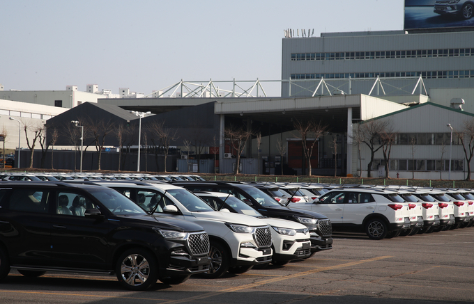 쌍용자동차 평택출고센터 (사진=연합뉴스 제공/자료사진) 