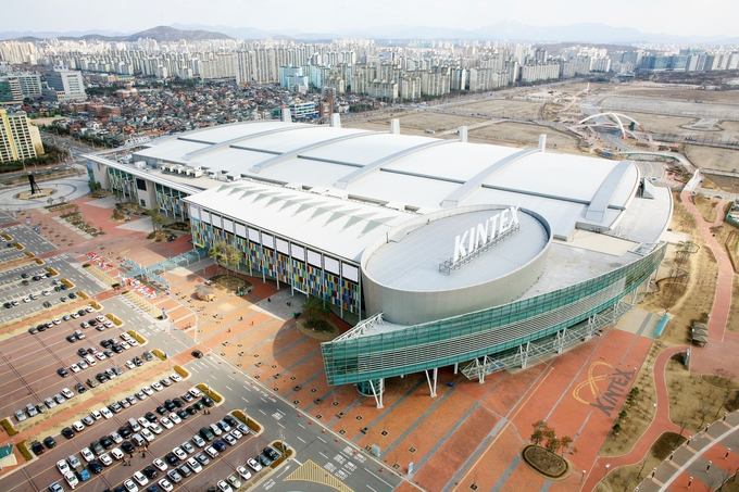 킨텍스 제1전시장의 주경. (사진=킨텍스 제공)