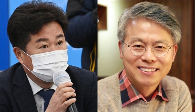 이규민(왼쪽부터), 민형배 국회의원
