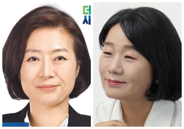 더불어민주당 양이원영(왼쪽), 윤미향 의원. (사진=연합뉴스 제공)