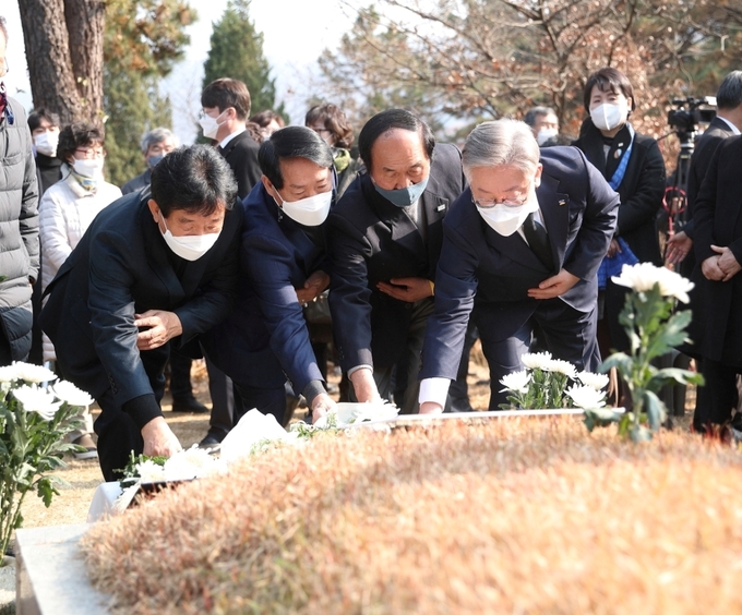 지난해 열린 전태일 열사 50주기 추도식 모습 (사진= 경기도 제공)