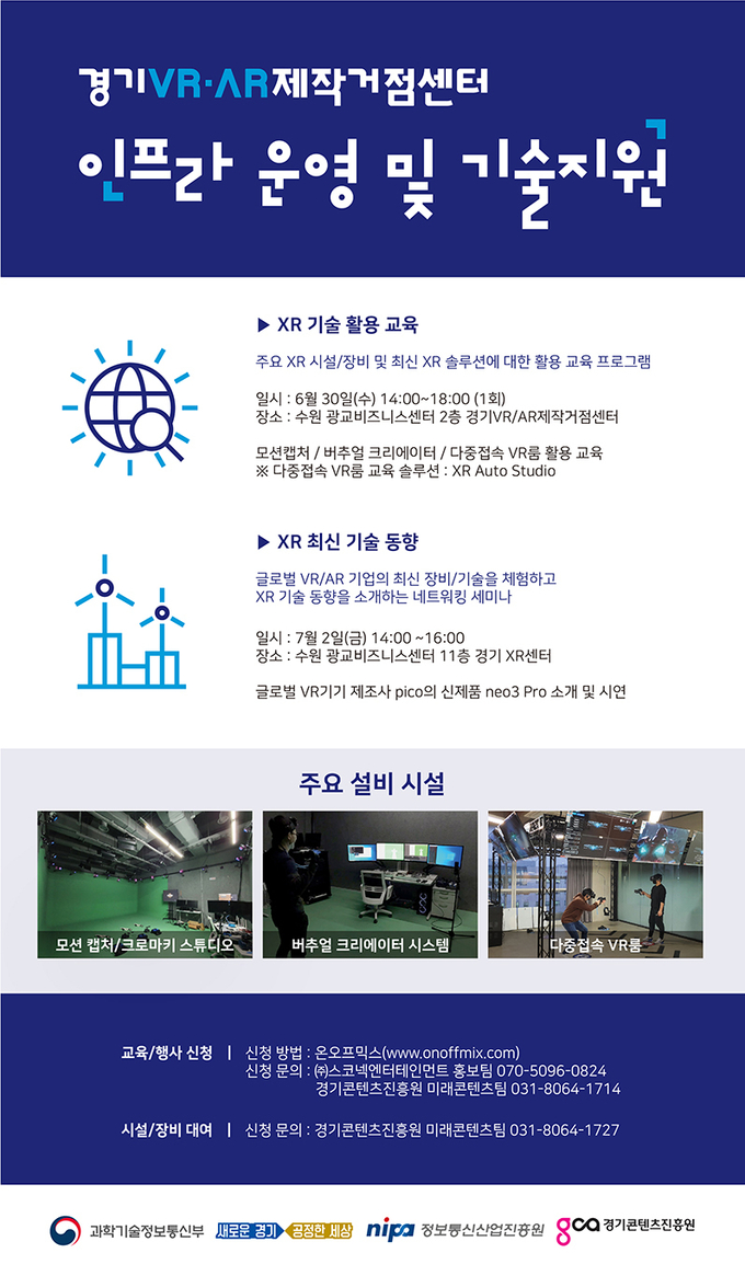 경기 VR·AR 제작거점센터 기술활용 프로그램 이미지 (사진 = 경기도 제공)