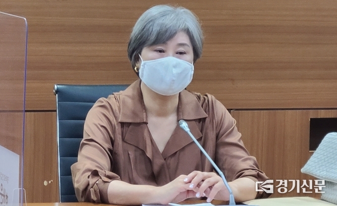 재단법인 포천문화재단 제갈현 대표이사가 축하의 말을 하고 있다. (사진=문석완 기자)