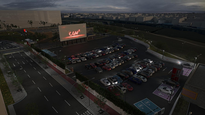 CGV 자동차 극장 (사진=CGV 제공)