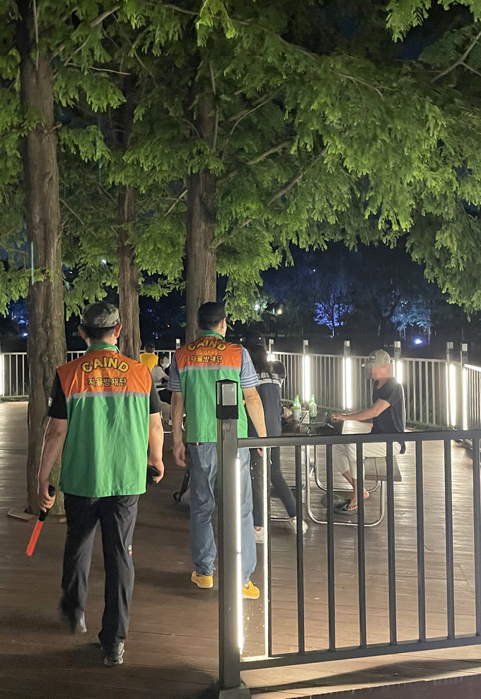 용인시와 용인시 자율방재단이 함께 한 특별점검 현장 모습 (사진=용인시 제공)