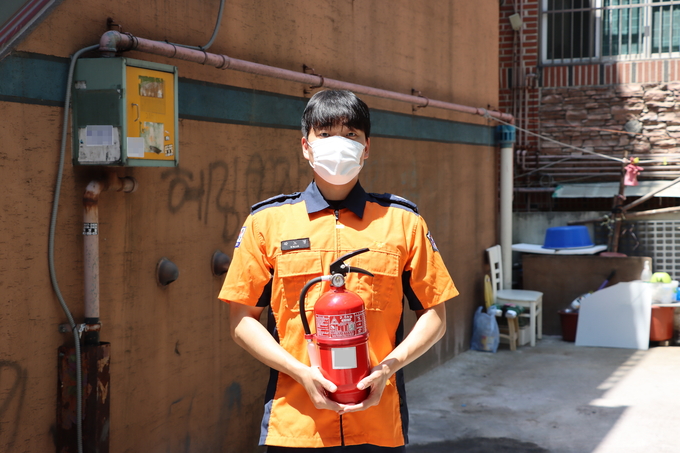군포소방서 산본119안전센터 곽노경(26) 소방사. (사진=군포소방서 제공)