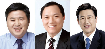 왼쪽부터 한대희 군포시장, 최경신 전 경기도의회 의원, 하수진 기본소득국민운동본부 경기도공동대표. (사진=경기신문 DB)