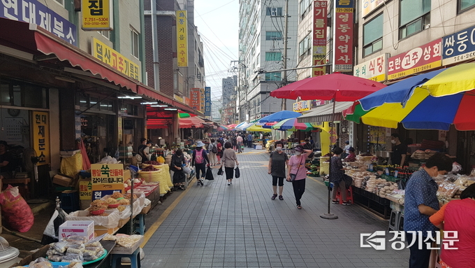 경기 성남시 모란시장의 모습. (사진=현지용 기자)