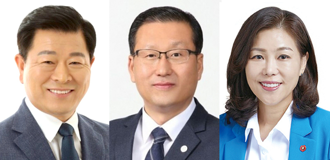 왼쪽부터 박승원 광명시장, 김윤호 광명시의회 의원, 임혜자 전 청와대 선임행정관. (사진=경기신문 DB)
