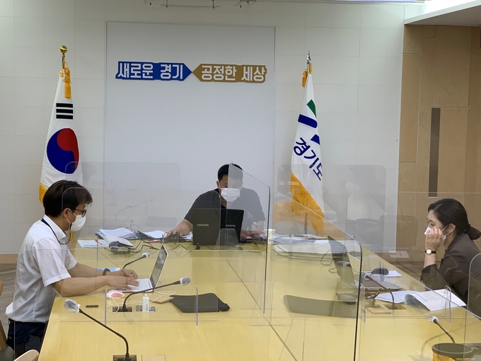 가짜건설사 근절 사전단속 확산 및 등록업무 교육 현장 (사진 = 경기도 제공)