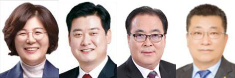 왼쪽부터 김보라 안성시장, 윤종근 경기도 정무수석, 신원주 안성시의회 의장, 황진택 안성시의회 의원. (사진=경기신문 DB)
