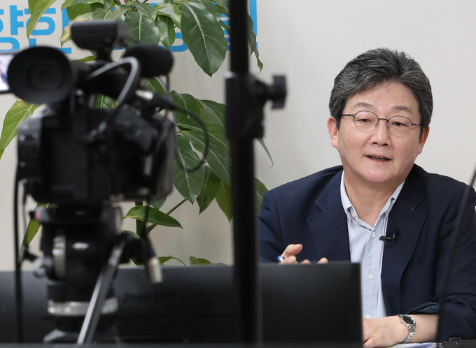 화상 기자간담회 하는 국민의힘 유승민 대선 예비후보 (사진=연합뉴스/자료사진)