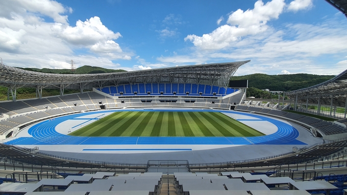 2022년 경기도종합체육대회 개막식이 열릴 예정인 용인미르스타디움 (사진=용인시 제공)