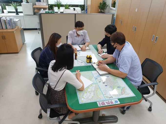 구리시가 2021년 하반기 부서 방문 맞춤형 세외수입체납 컨설팅을 지난 11일부터 13일까지 3일간 실시했다. (사진=구리시 제공)