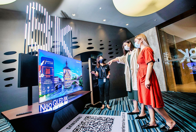 삼성전자 ‘네오 QLED TV’의 모습 (사진=삼성전자)