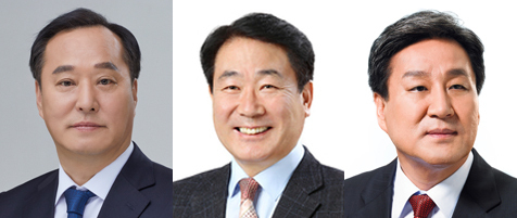 왼쪽부터 정동균 양평군수, 김덕수 국힘 도당 부위원장, 김승남 전 경기도의회 의원. (사진=경기신문 DB)