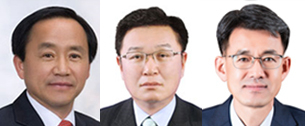왼쪽부터 왕규식 전 연천군의회 의원, 이효재 민주평통 연천군협의회장, 박충식 연천군의회 의원. (사진=경기신문 DB)