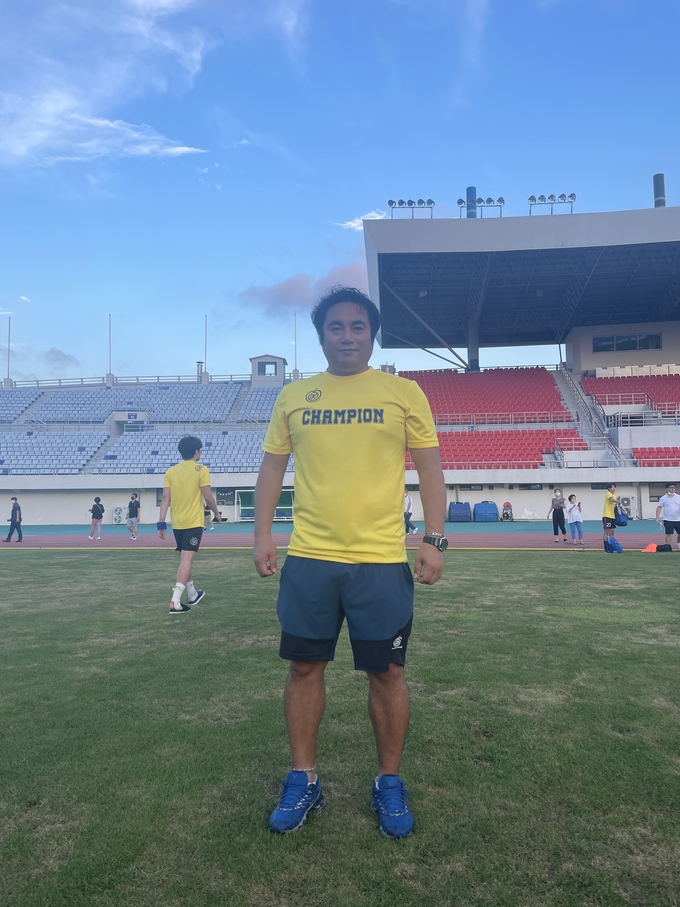 평택 진위FC를 3관왕으로 이끈 고재효 감독 (사진=평택 진위FC 제공)