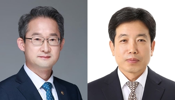 김희겸 전 재난안전관리본부장(왼쪽), 장석영 전 과학기술정보통신부 차관