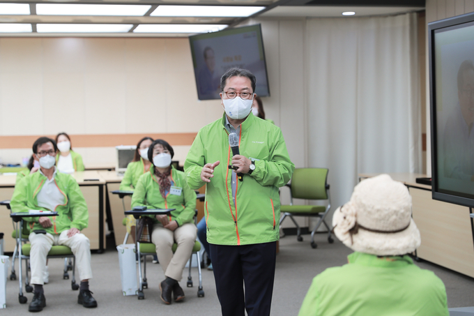 남양주시는 2일 시민 환경 협의체인 주부에코폴리스의 권역별 지구대원 위촉식을 개최했다. (사진=남양주시 제공)