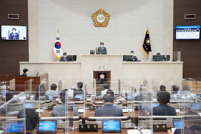 6일 폐회한 용인시의회 제257회 임시회 (사진=용인시의회 제공)