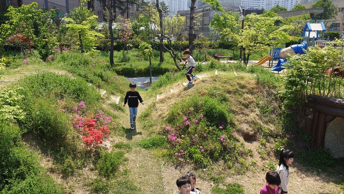 인천업사이클에코센터가 관리, 운영하고 있는 생태공원. ( 사진 = 미추홀구 제공 )