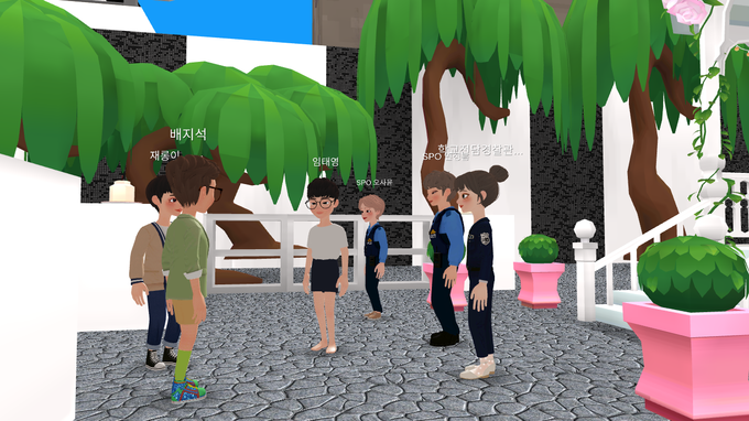 남양주남부경찰서는 학교폭력 예방활동으로 온라인 플랫폼 메타버스를 활용한 ‘마음치유 심리극’을 최근 진행했다.(사진=남양주남부경찰서 제공)