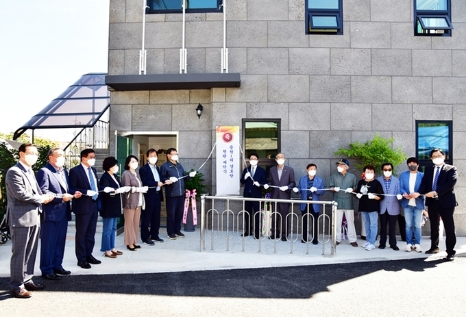 파주시 조리읍 등원1리 경로당 준공식. (사진=파주시 제공)