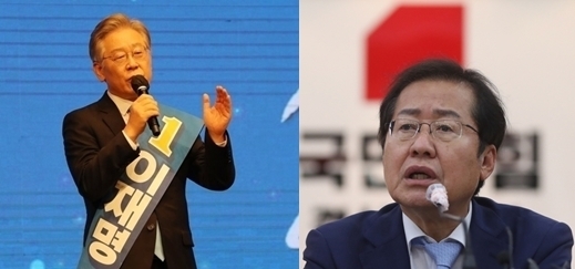 이재명·홍준표 후보 (사진 = 연합뉴스 제공)