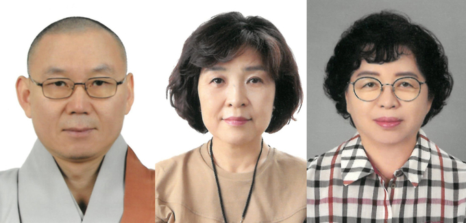 왼쪽부터 강경남·김순덕·양경숙 씨