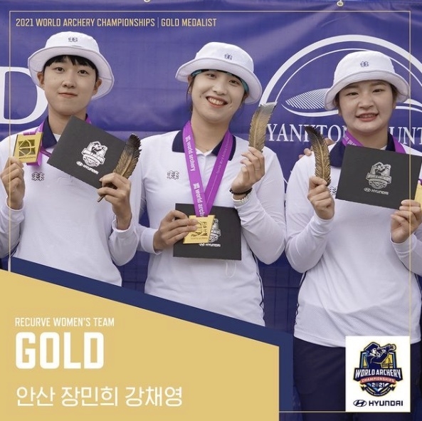 여자 신궁들 (사진=대한양궁협회 인스타그램 캡처)