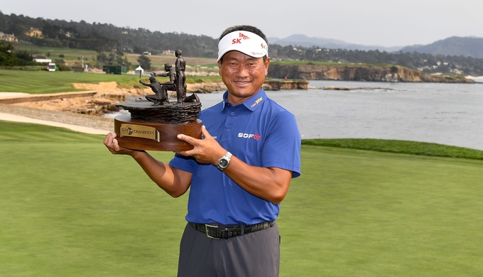 최경주는 오는 30일 경기도 여주에서 열리는 KPGA 코리안투어 현대해상 최경주 인비테이셔널에 나선다. (사지=AFP·연합뉴스 제공)
