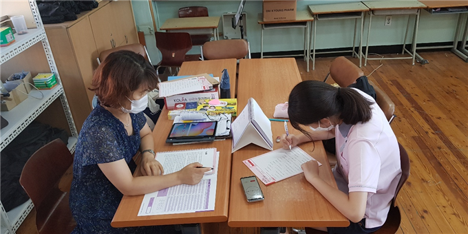 구리남양주교육지원청 학습종합클리닉센터는 ‘학교로 찾아가는 1:1 맞춤 학습 상담 프로그램’을 실시해 학생별 맞춤 학습을 지원한다. (사진=구리남양주교육지원청 제공)