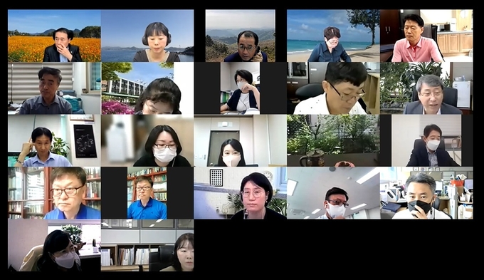 2021 화성혁신교육지구 기획위원회 개최(2차). (사진=화성오산교육지원청 제공)