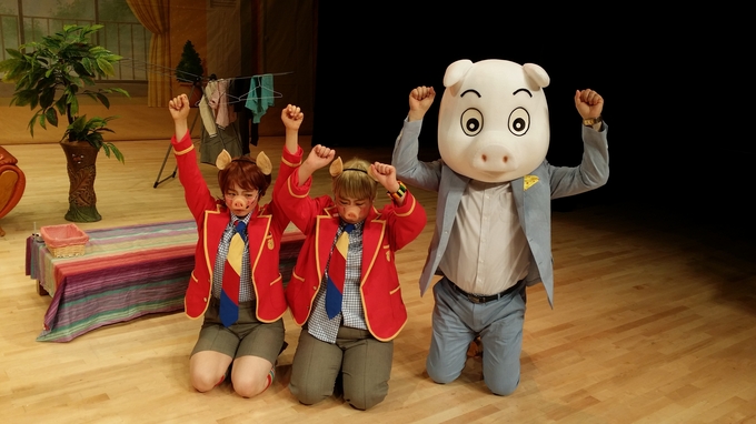 가족 뮤지컬 '돼지책'이 온라인으로 공연됐다. (사진=하남문화재단 제공)